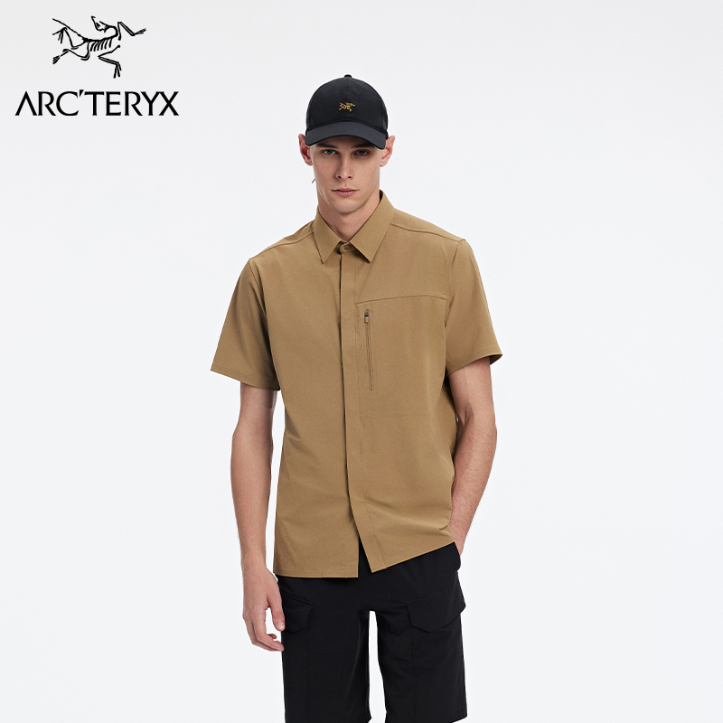 ARC'TERYX AMARA SHIRT M Breathable Men's Casual Short Sleeve Polo Shirt